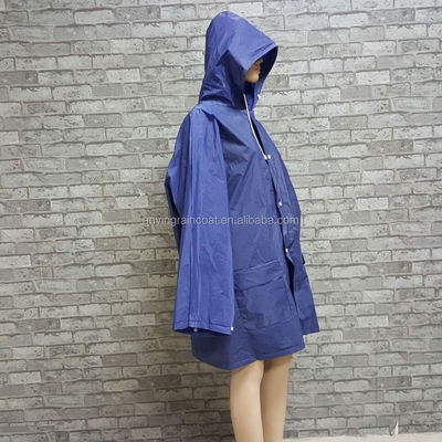 Gli adulti di TPU piovono i cappotti, donne lunghe del rivestimento della pioggia di Breathability antivento