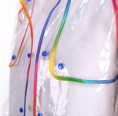 Impermeabile trasparente Poncho Plastic EVA Material dei bambini di Multiapplication