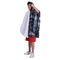 cappotto di pioggia leggero 10vm, l'impermeabile impermeabile integrale degli uomini dello SGS