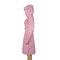 L'impermeabile rosa del ODM con spessore EVA Material del cappuccio 0.15mm lunga impermeabilizza