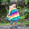 Il modello dell'arcobaleno ha allineato i bambini che l'impermeabile per lo SGS unisex ha approvato Multisize